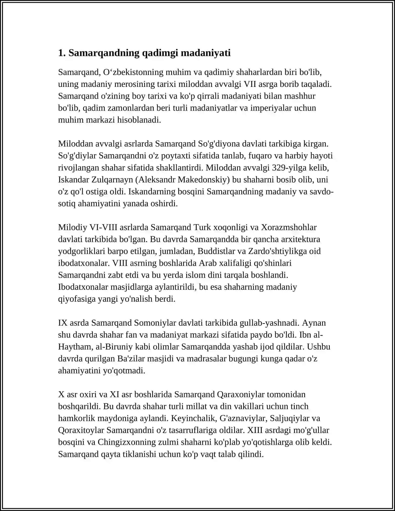 Samarqandning qadimgi madaniyati 3