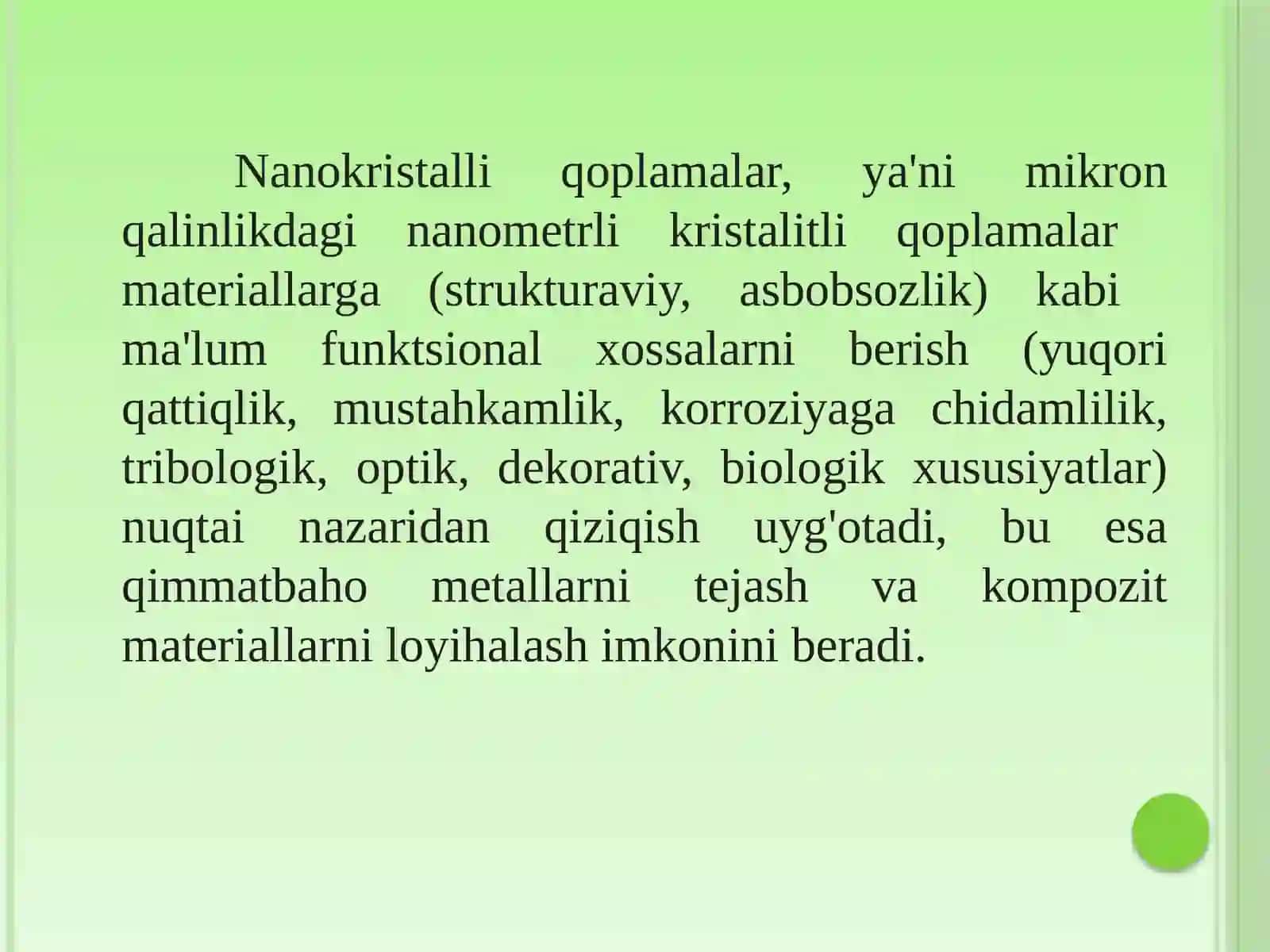Nanomateriallar shunoslik texnologiyalari 3