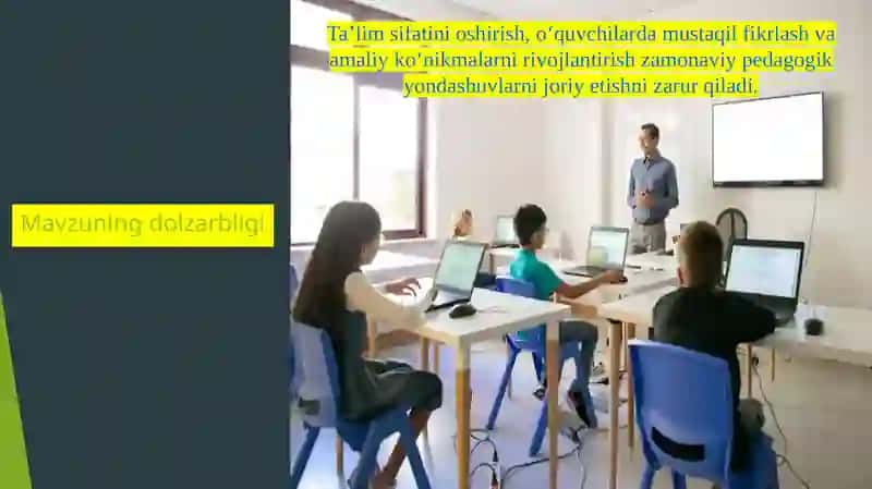 Umumiy o‘rta ta’lim maktablarida o‘qitish jarayonlarini tashkil etishga doir zamonaviy yondashuvlar 3