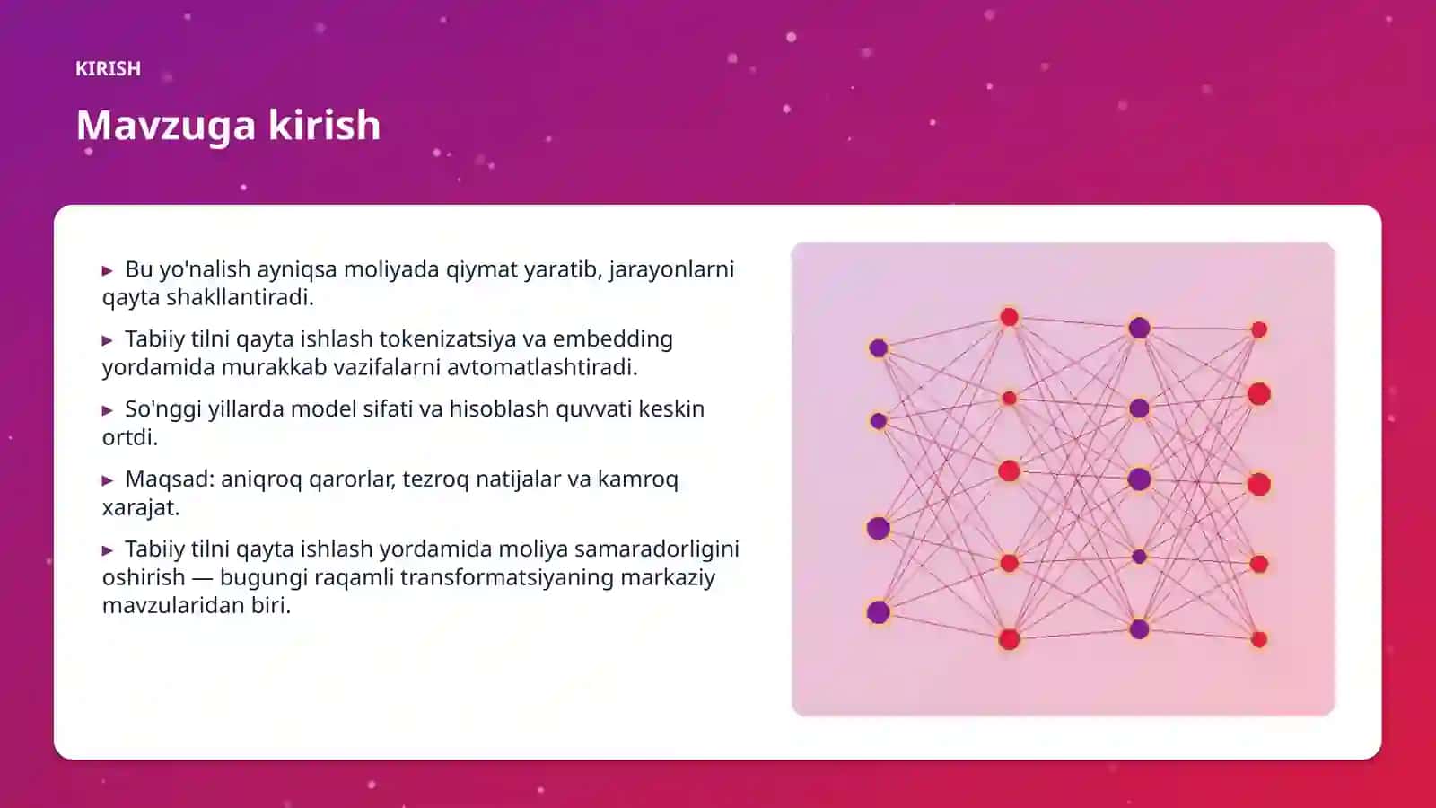 Tabiiy tilni qayta ishlash yordamida moliya samaradorligini oshirish 3
