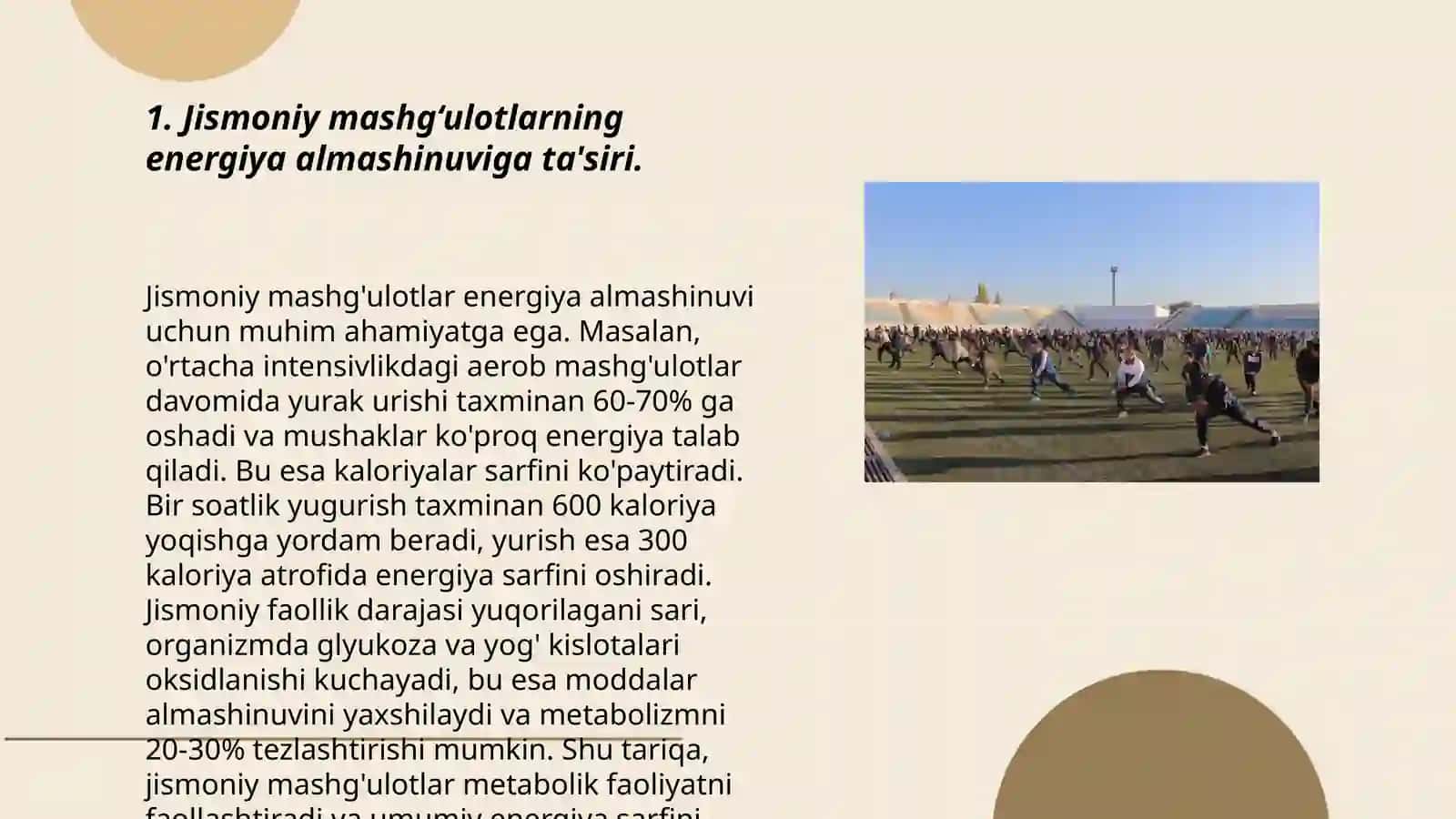 Har hil yoshdagi insonlar bilan jismoniy mashg‘ulot usularining biokimyoviy asoslari 3