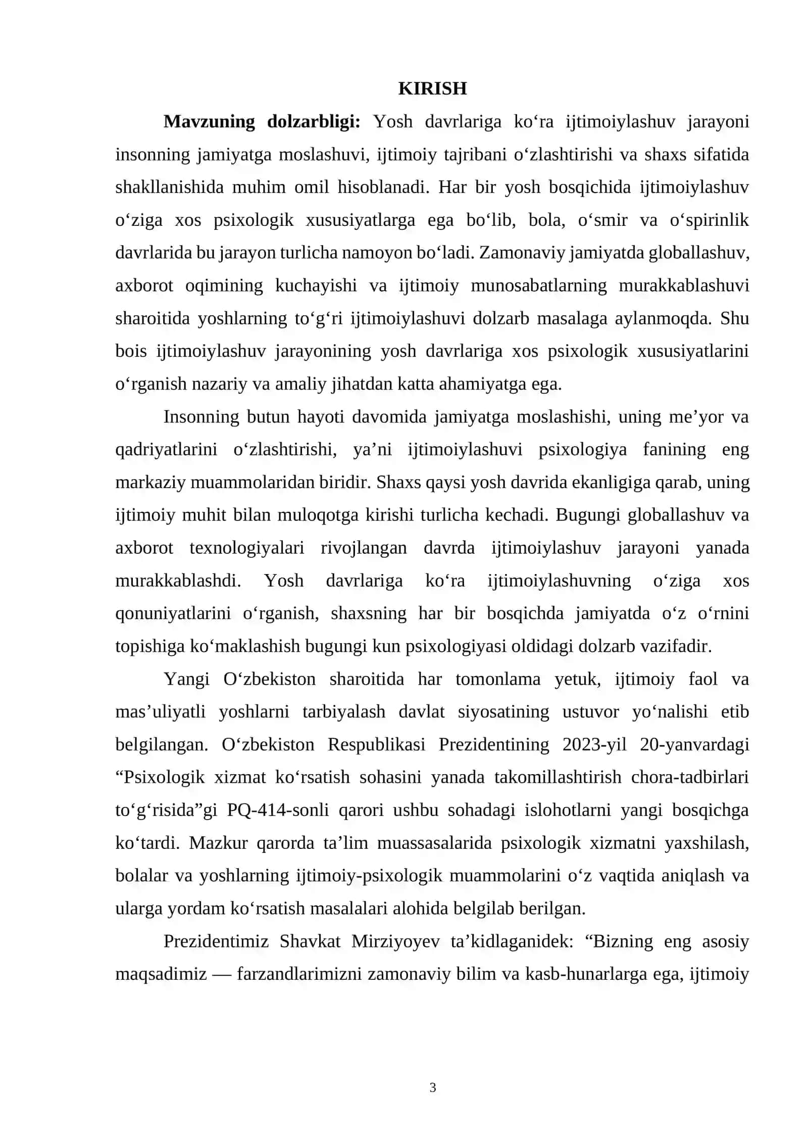 Yosh Davrlariga Ko‘ra Ijtimoiylashuv Jarayonining Psixologik Xususiyatlari 3