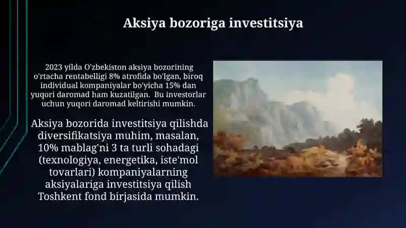 Sarmoya tikish san'ati (Robert Kiyosaki)ni tahlil qilib taqdimot qilish 3