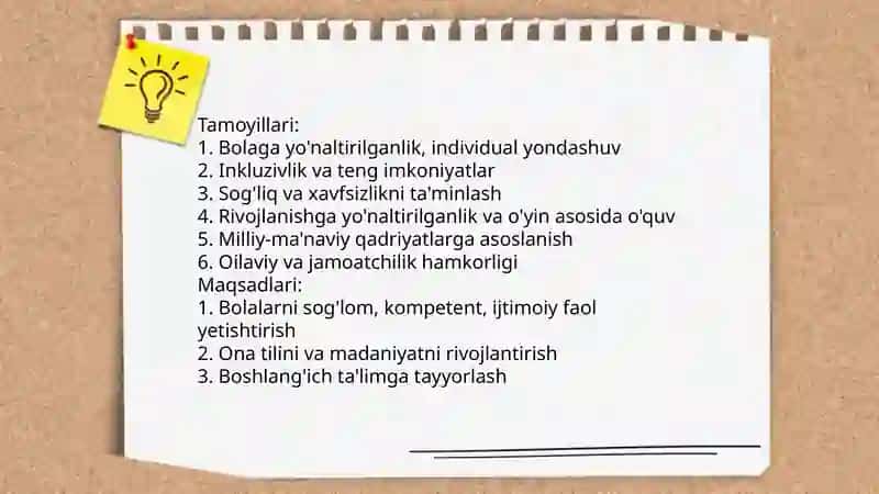 Takomillashtirilgan "Ilk qadam" davlat dasturi 3