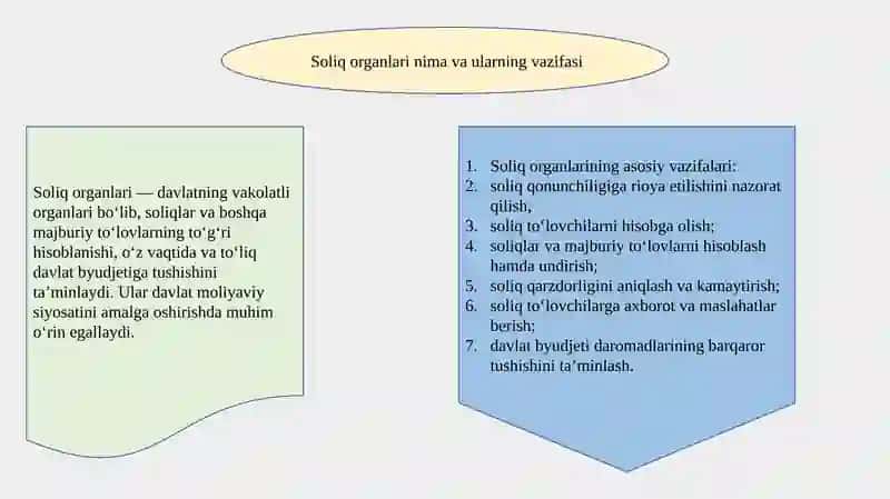 Soliq organlarining huquq va majburiyatlari 3