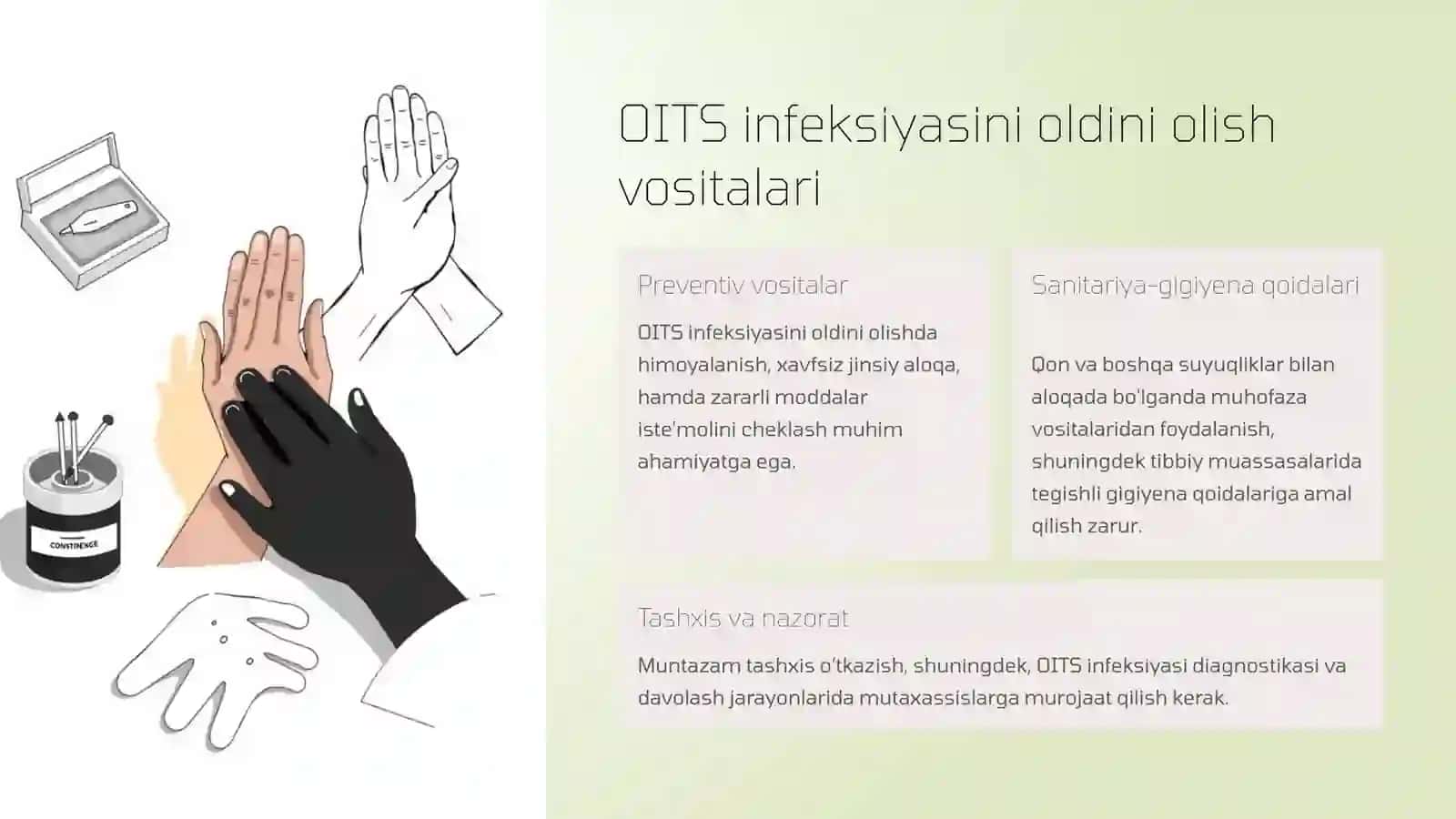 OITS infeksiyasida qo'llaniladigan vositalar 3
