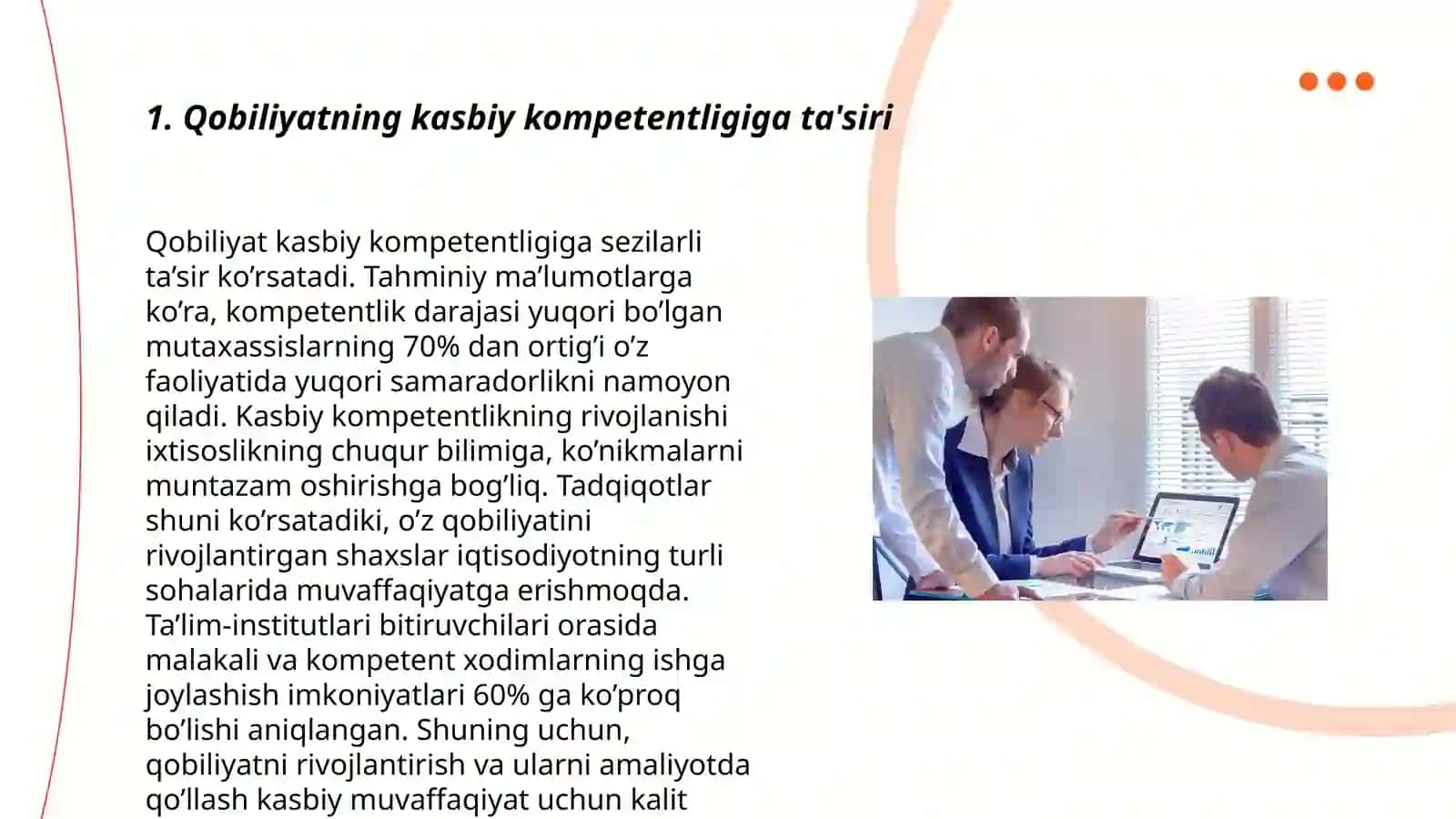 Qobiliyatning kasbiy kompetentligiga ta'siri 3