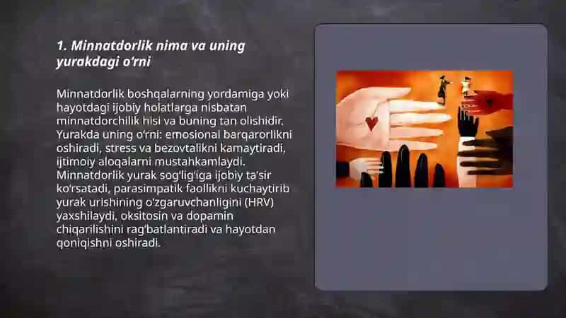 Minnatdorlik yuragimda yashaydi 3