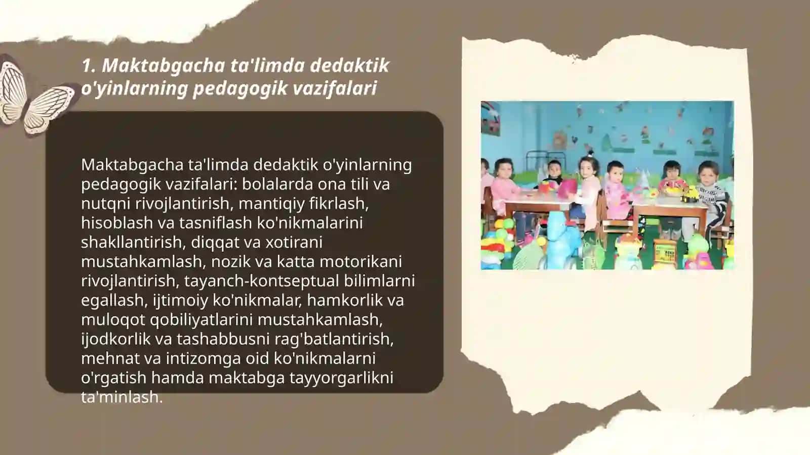 Maktabgacha ta'lim tashkilotlarida dedaktik o'yinlar 3