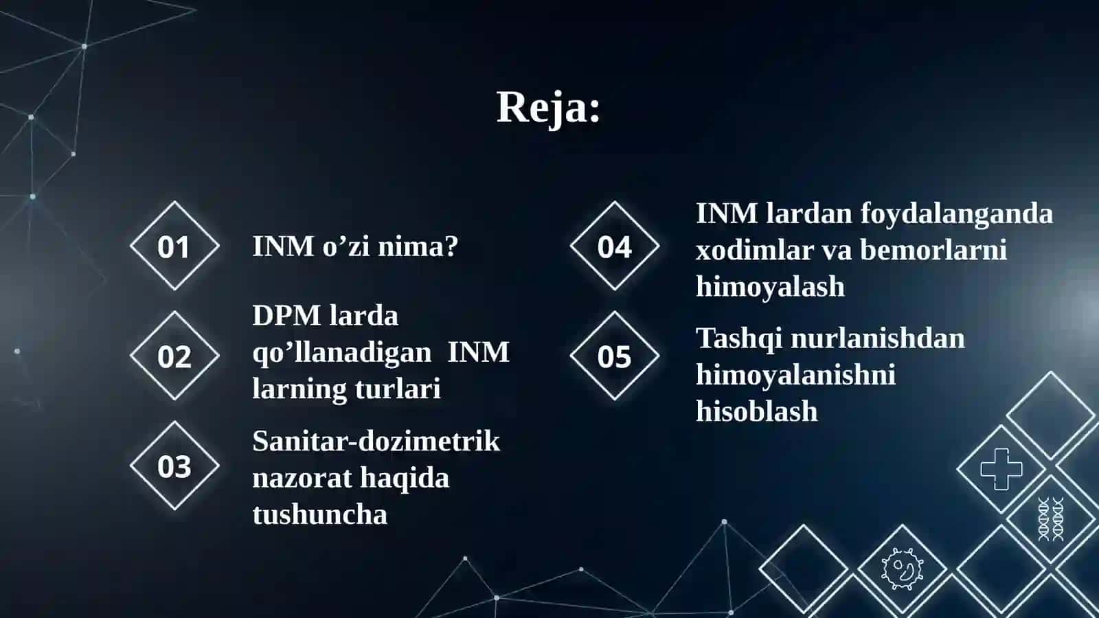 DPM larda INM lardan foydalanilganda xodimlar va bemorlarni himoyalash. 3