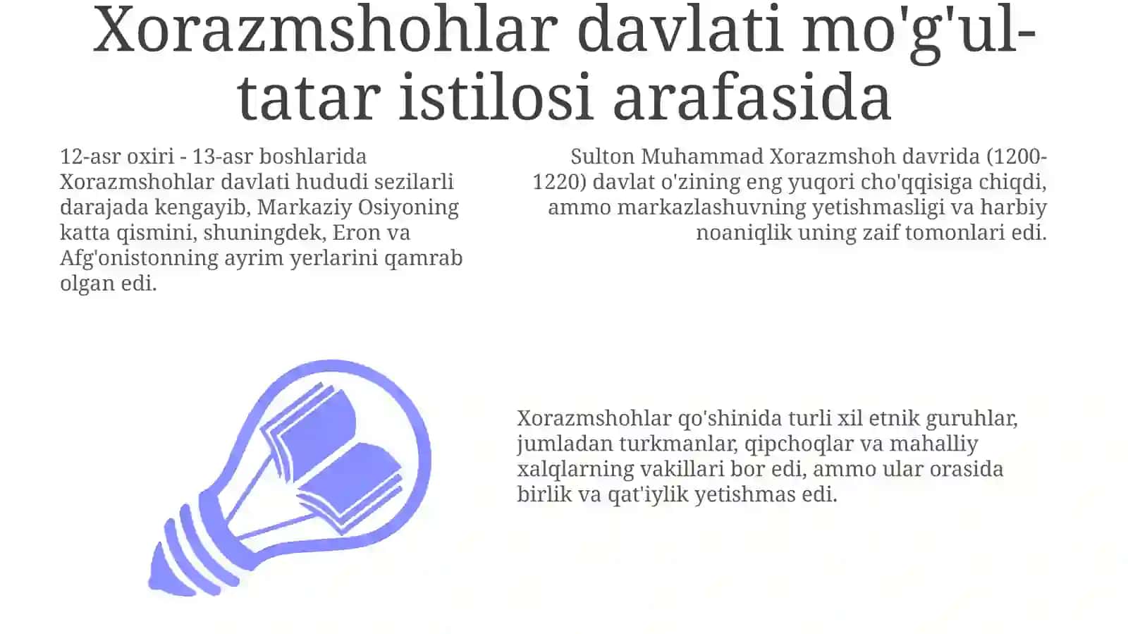 Mo‘g‘ul tatar bosqinchilarni Xorazm shoxlar saltanatiga yurishi 3