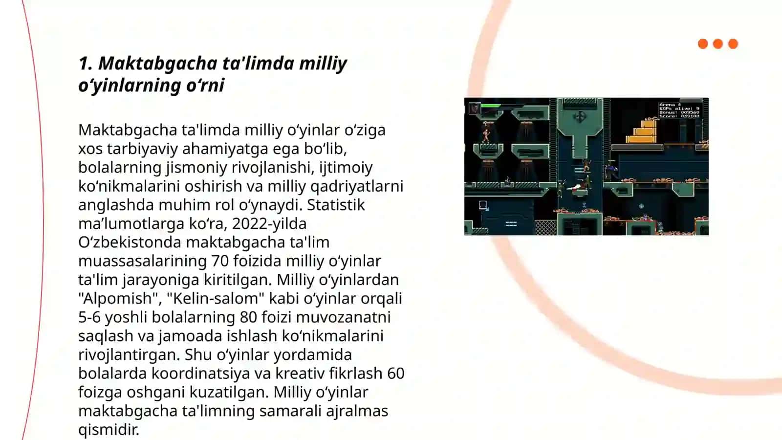 Maktabgacha yoshdagi bolalar bilan tashkil qilinadigan milliy va harakatli o‘yinlarni o‘rganish 3