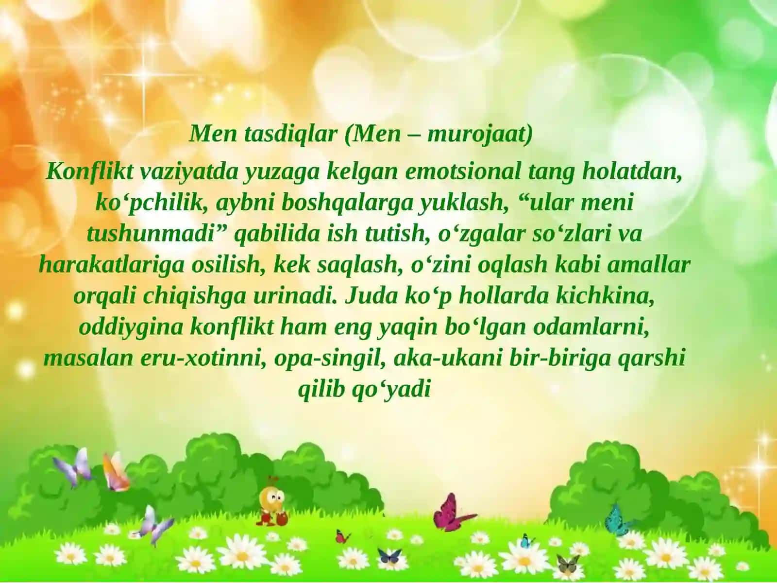 MEN – TASDIQLAR (Men murojaat) 3