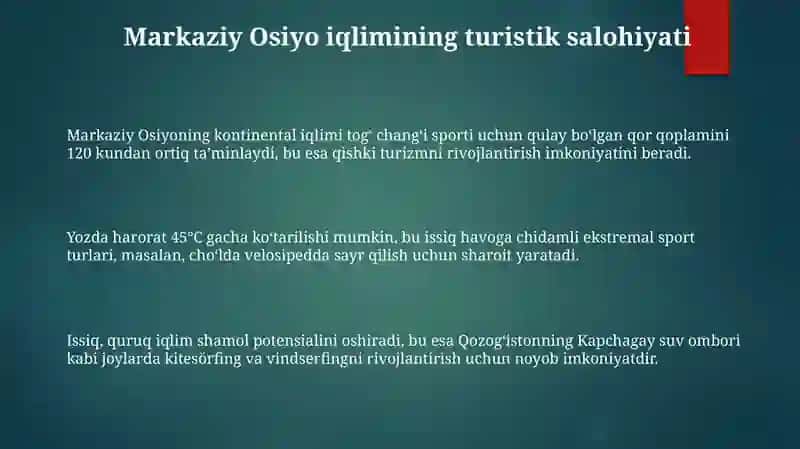 O'rta Osiyo iqlimi 3