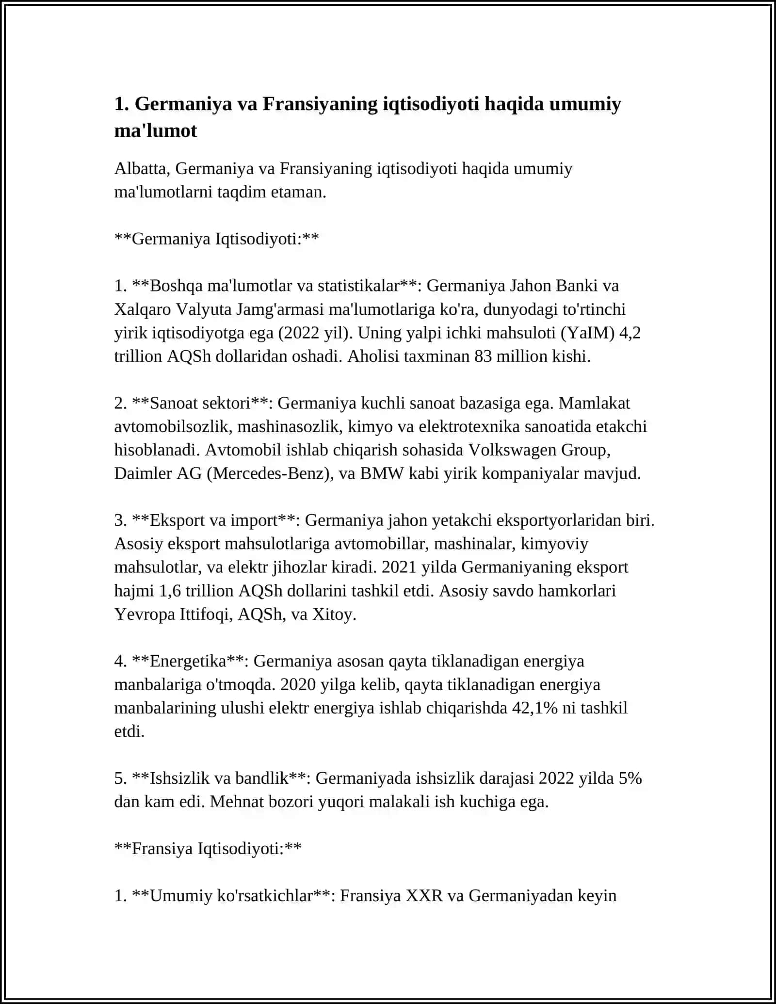 GERMANIYA VA FRANSIYA IQTISODIYOTI 3