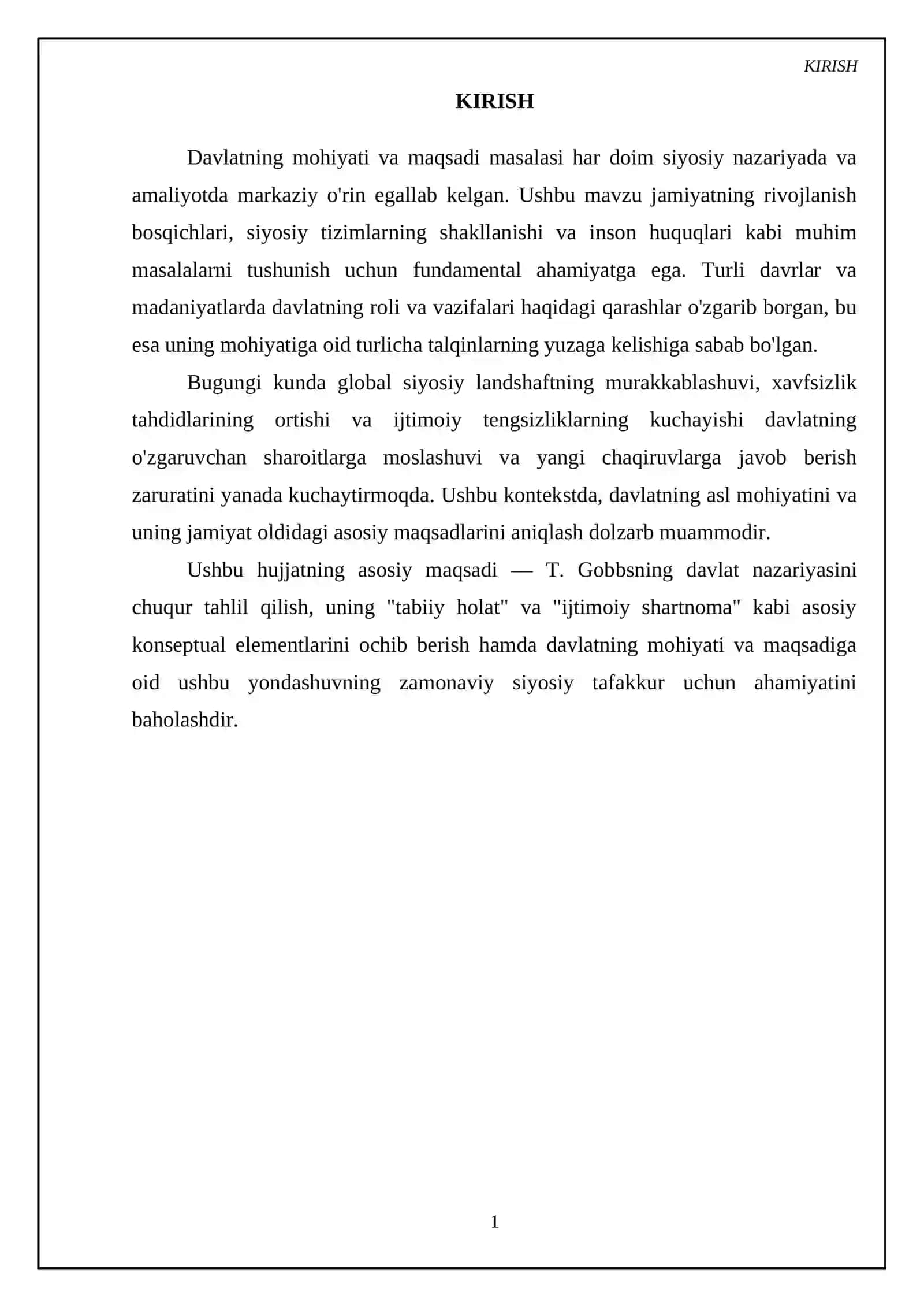 T. Gobbs talimotida davlatning mohiyati va maqsadi 3