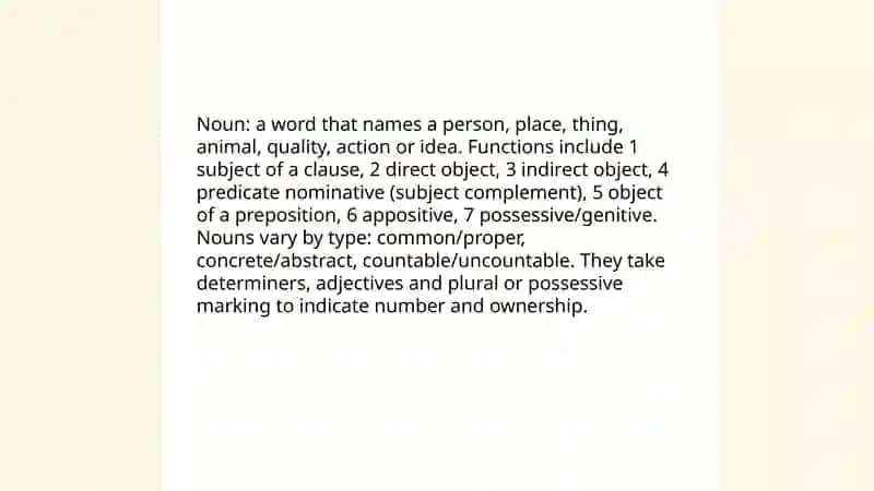 Nouns 3