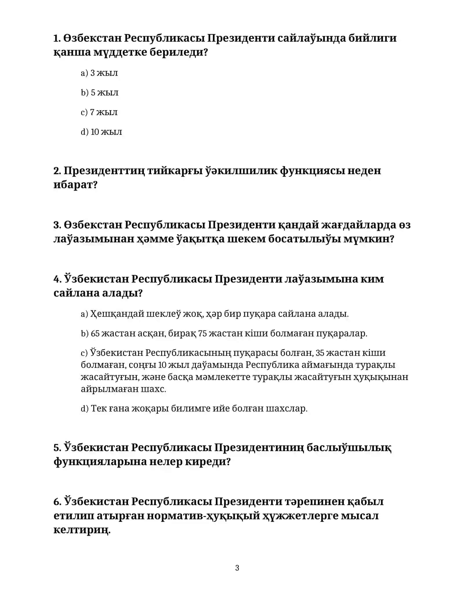 Ozbekstan respublikasi peezidenti 3
