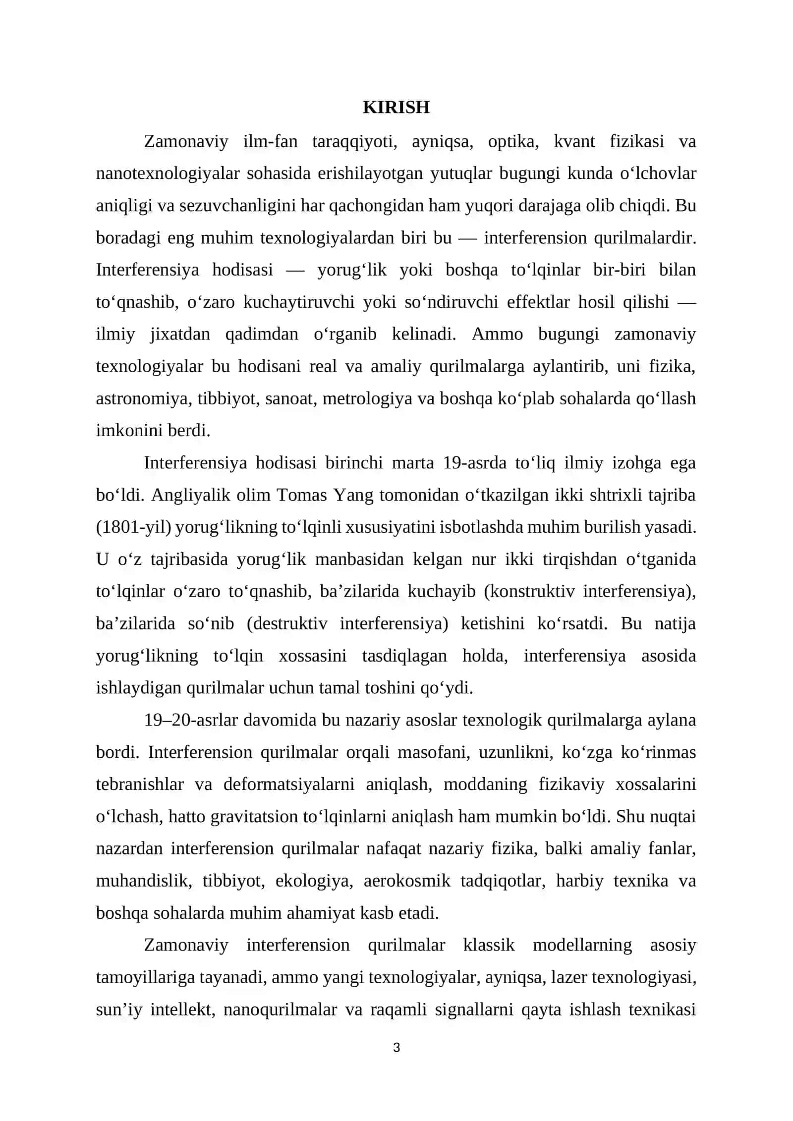 Zamonaviy interferension qurilmalar 3