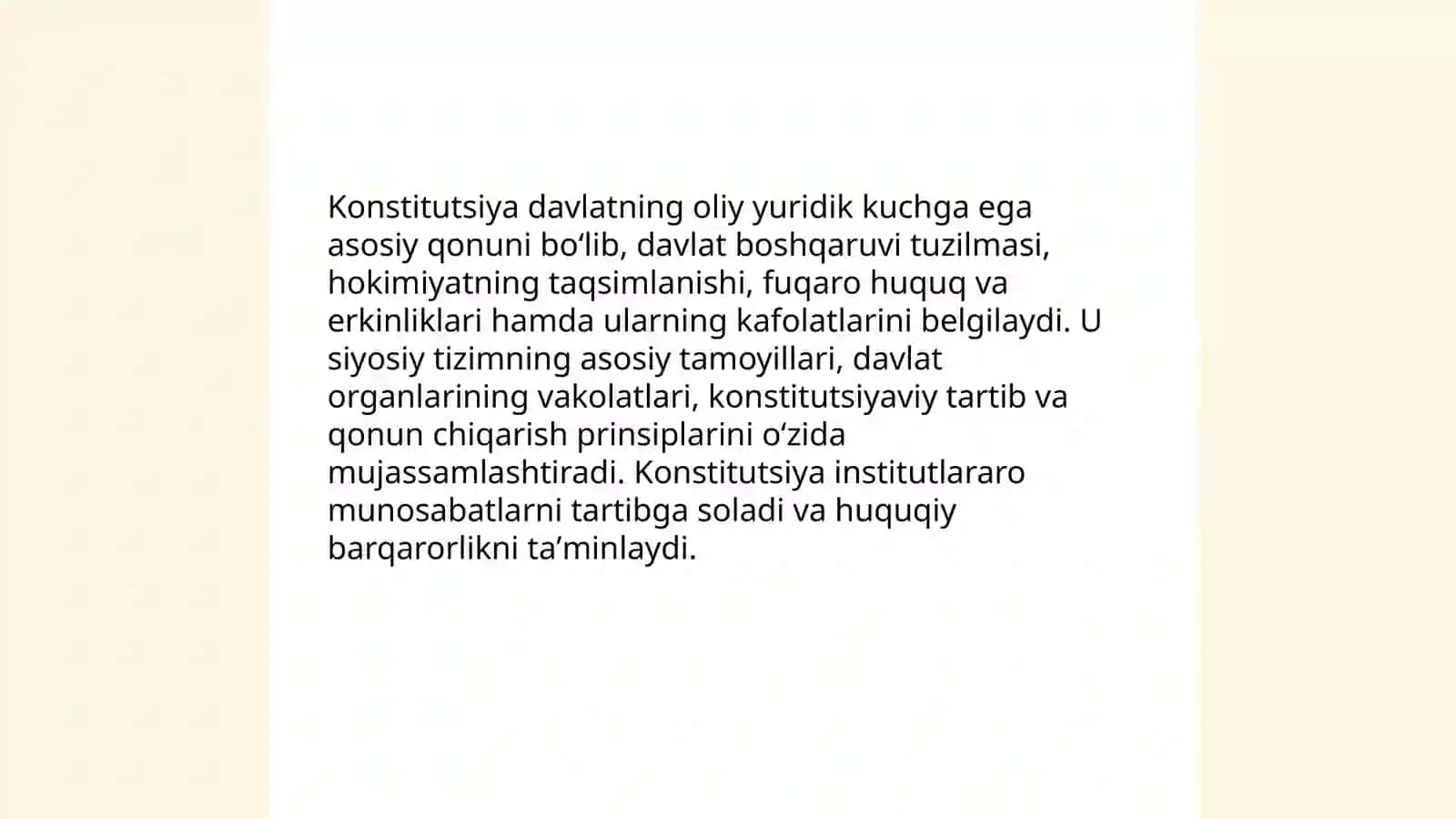 Konstitutsiya davlatning asosiy qonuni 3