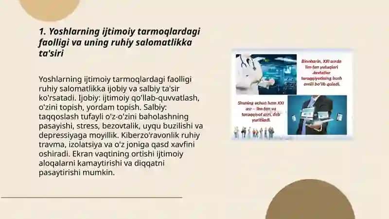 Yoshlarning Internetdagi faolligi va uning oqibatlari 3