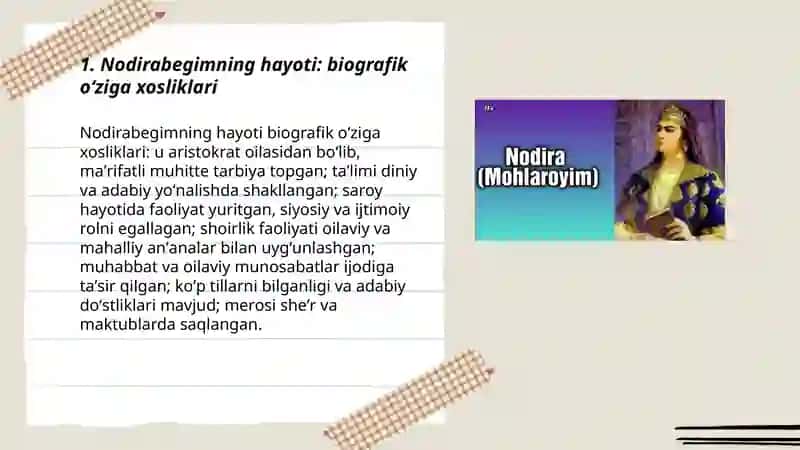 Nodirabegim hayoti va ijodi 3