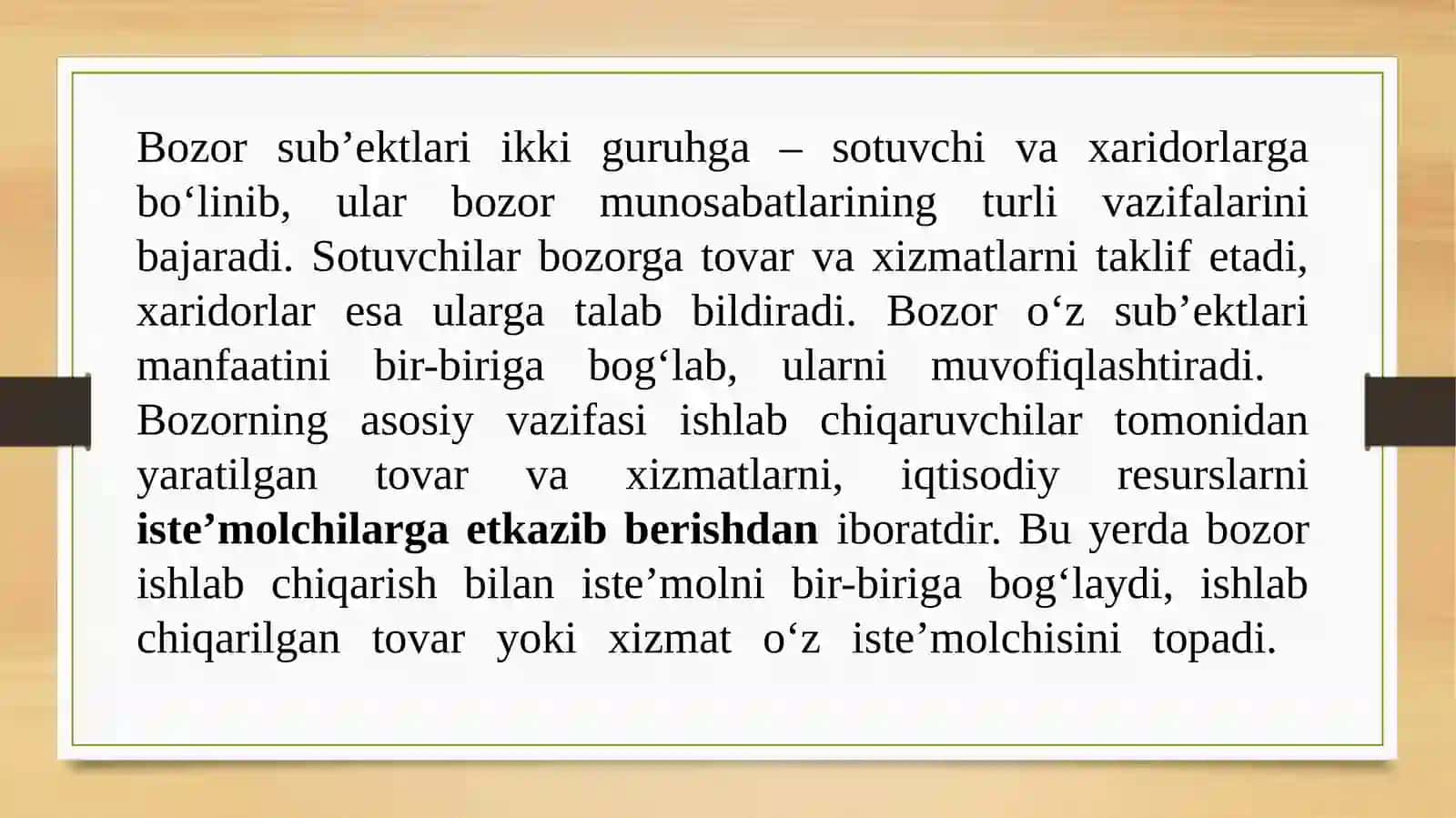 BOZOR VA UNING AMAL QILISHI MEXANIZMI 3