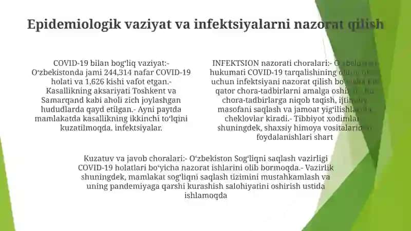 Dpmda Sanitar Va Epidemiyaga Qarshi Tartibni Ta'Minlashning Gigiyenik Jihatlari 3
