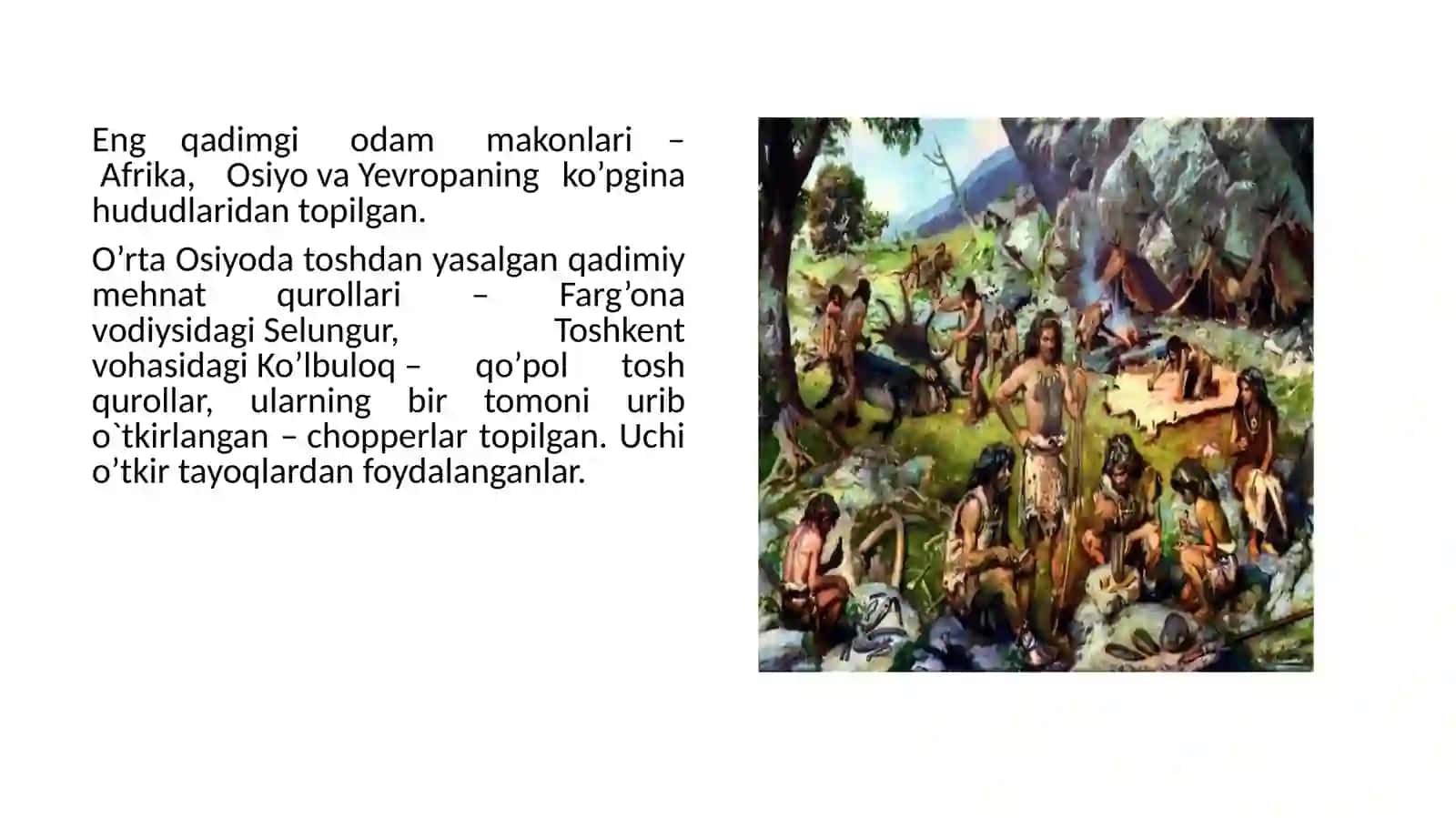 Dunyo xalqlari va oʻzbeklarning an'anaviy mashg'ulotlari, xoʻjalik faoliyatiEtnologiyada ,,madaniyat’’ tushunchasi va an’anaviy moddiy hamda ma’naviy madaniyat 3