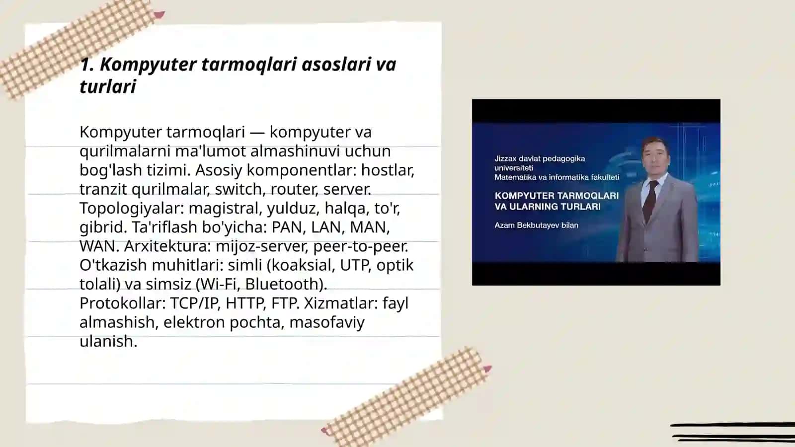 Tojiyeva Nasibaning Kiberxavfsizlik asablarni fani 3