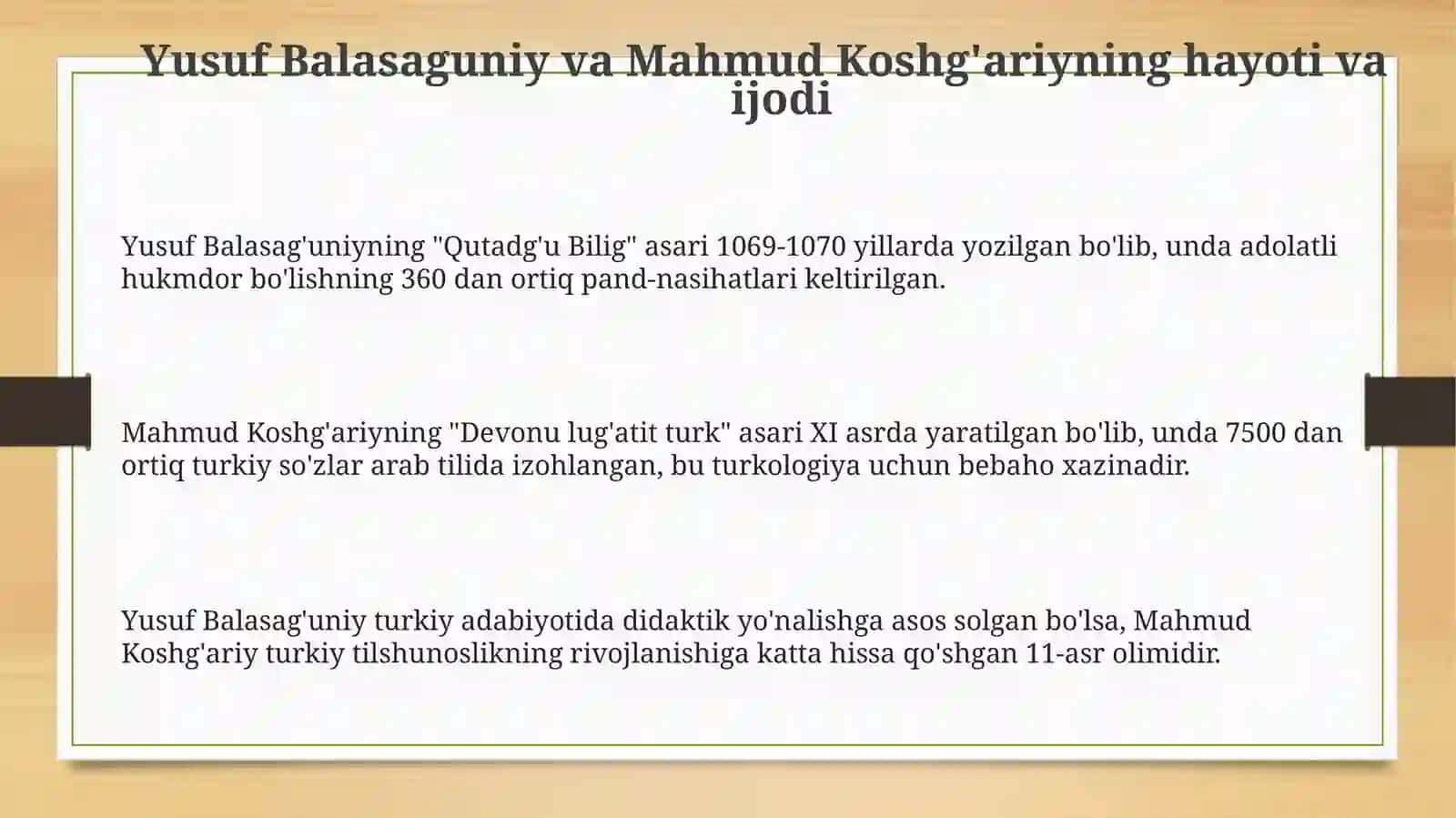 Yusuf Xos Hojib va Maxmud Qoshg‘ariyning ta’limiy-axloqiy qarashlari 3