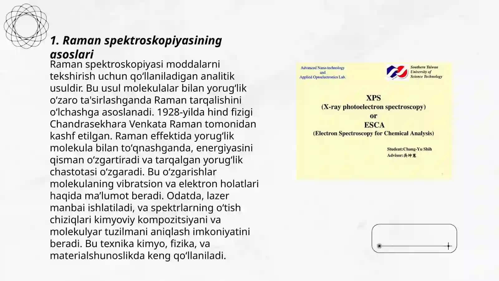 Raman spektroskopiya usulini dori moddalar tahlilida qòllanilishi 3