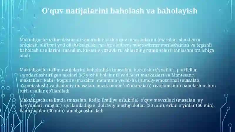 Maktabgacha ta’lim tashkilotlaridagi pedagogik faoliyatlarni loyihalashtiish 3