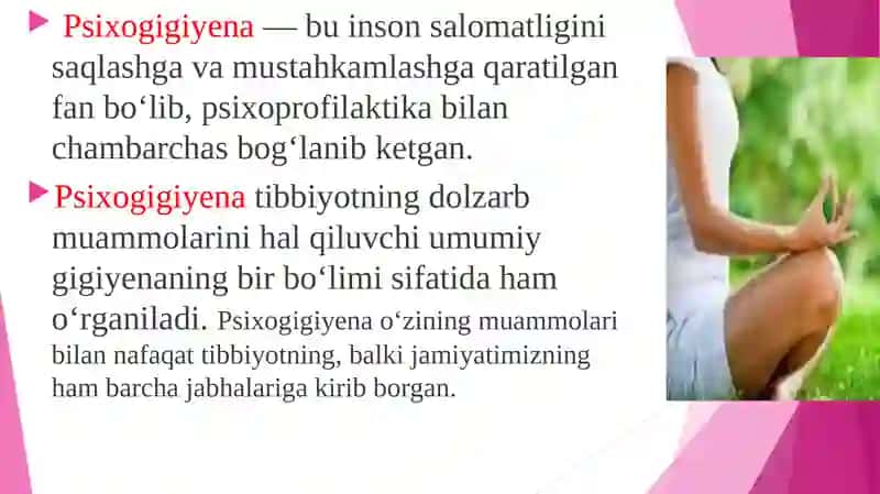 Psixoprofilaktika va psixogigiena 3