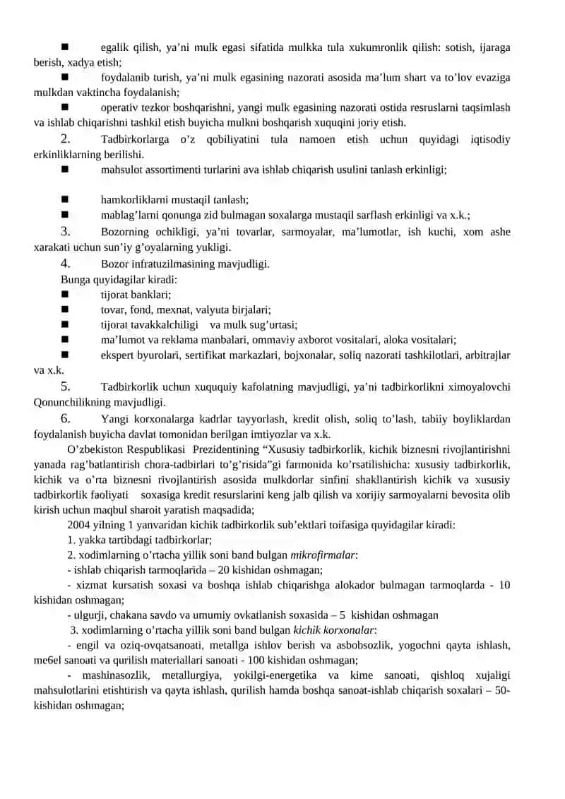 Tadbirkorning ma’naviy fazilatlari 3