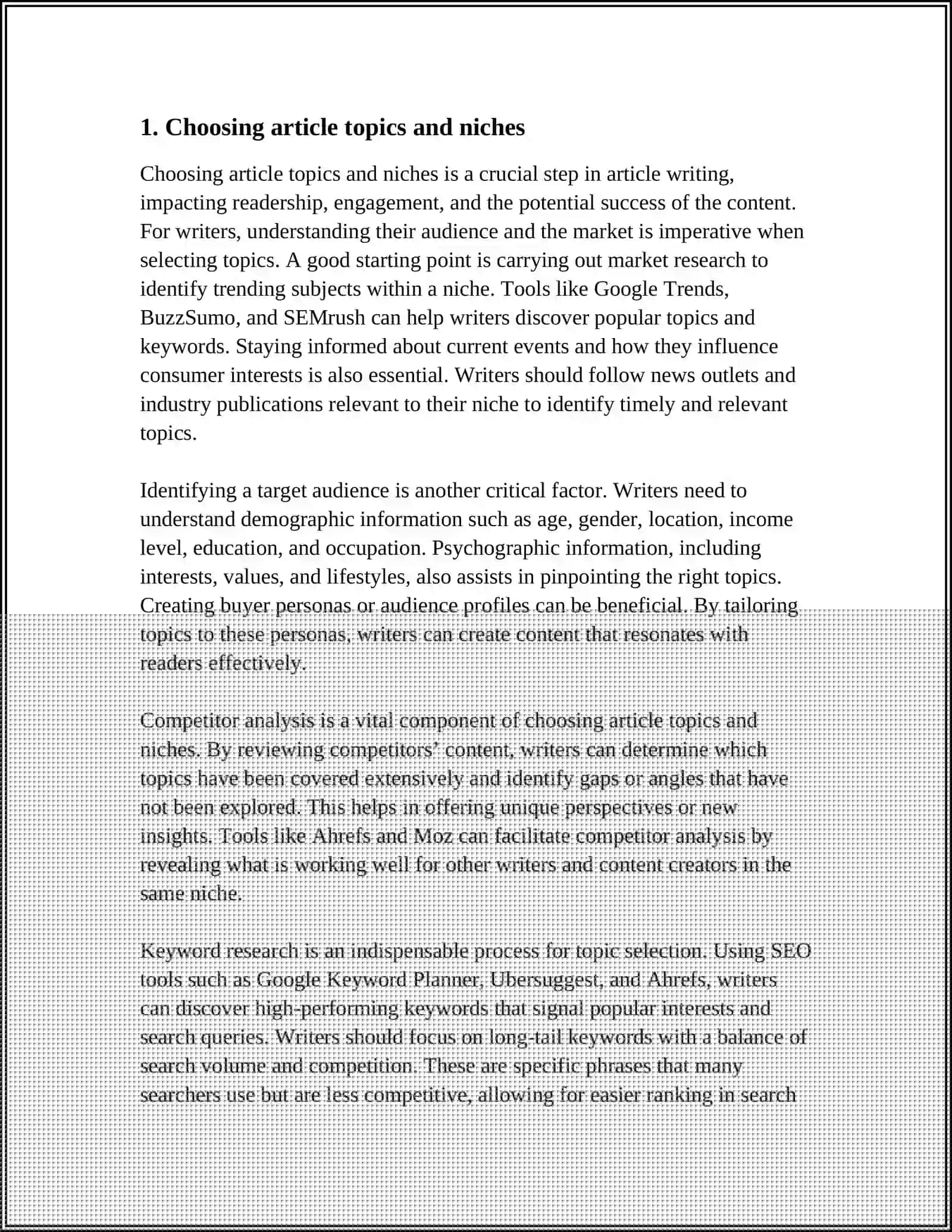MUSTAQIL ISH Theme: ARTICLE WRITING 3