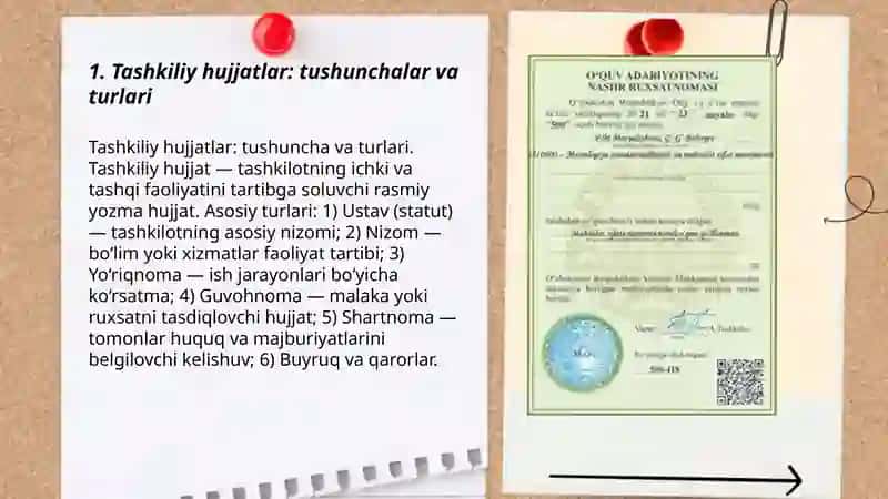 Tashkiliy hujjatlar 3