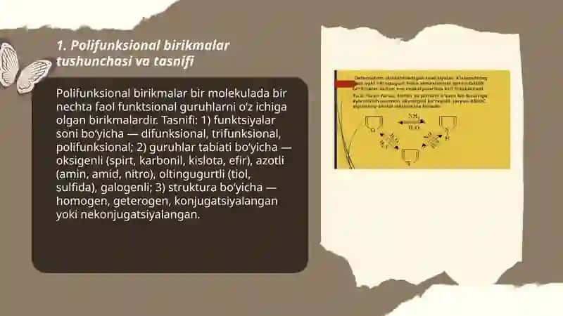 Polifunksional birikmalar 3