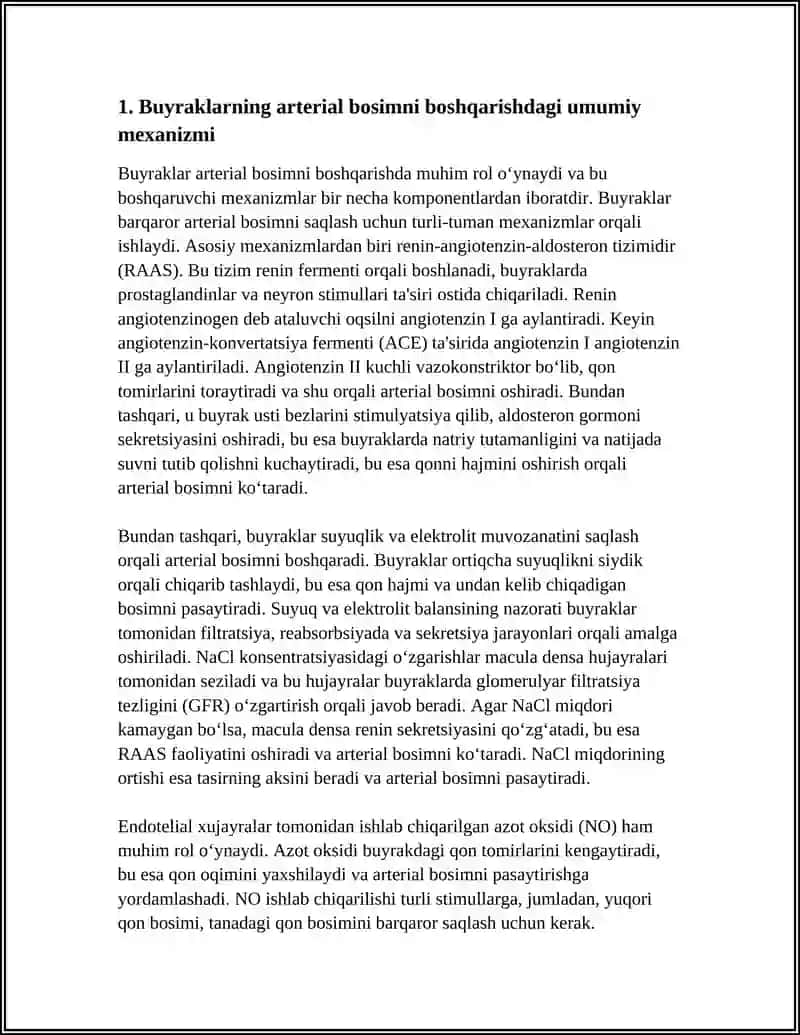 ARTERIAL BOSIM BOSHQARUVIDA BUYRAKLARNING ROLI 3
