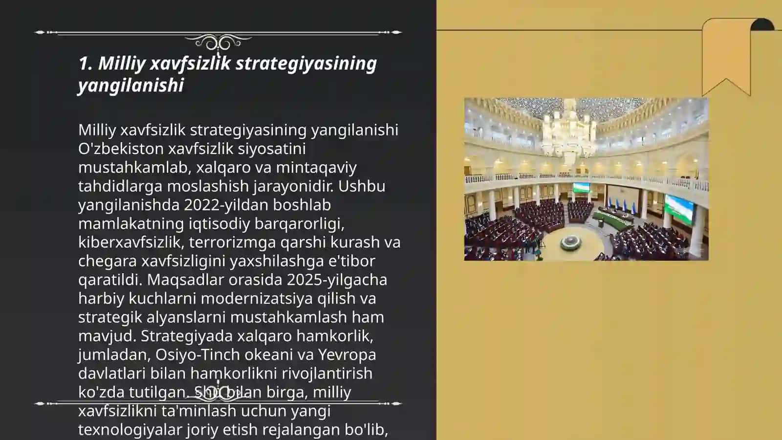 Milliy xavfsizlikni ta'minlash borasida amalga oshirilayotgan ishlar 3