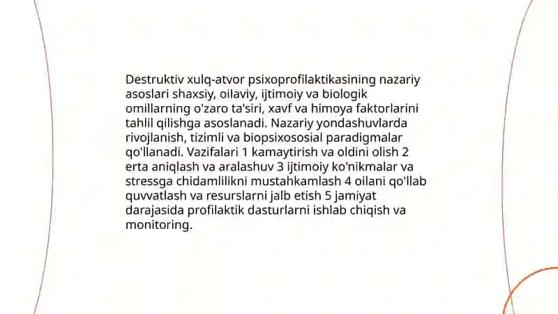 Destruktiv xulq atvor psixoprofilaktikasi 3