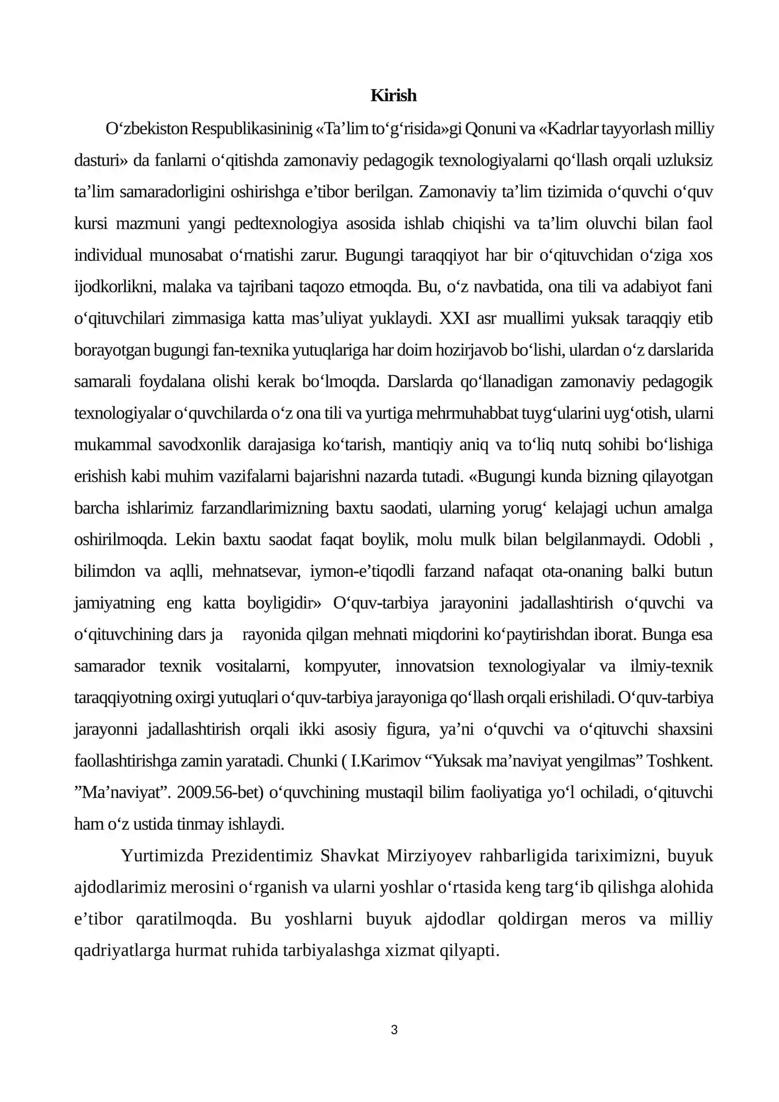 “ Boburnoma” asarini o’rganishda fanlararo aloqalardan foydalanish 3
