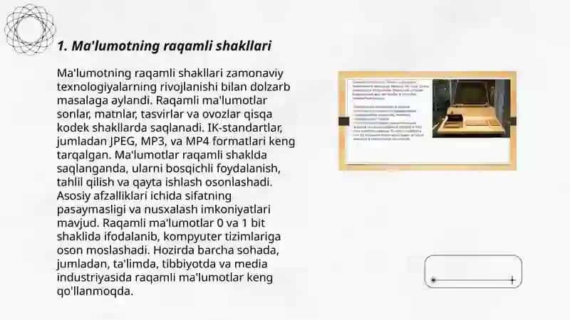 Axborotlarning kompyuterda tasvirlanishi 3