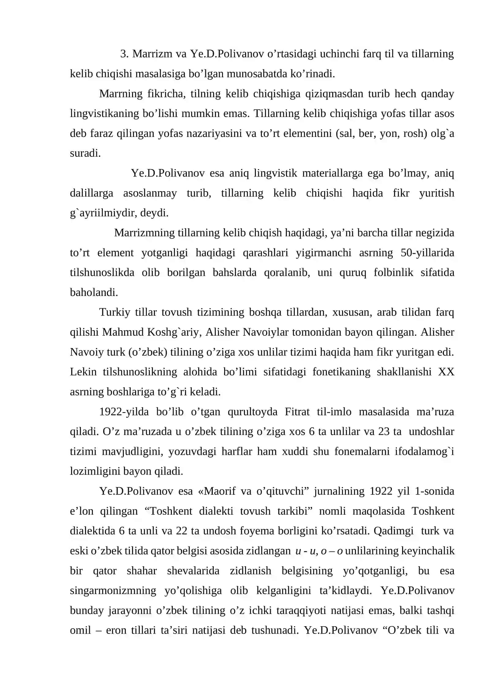 O'ZBEK TILSHUNOSLIGI VA UNING RIVOJLANISH YO'LLARI 3
