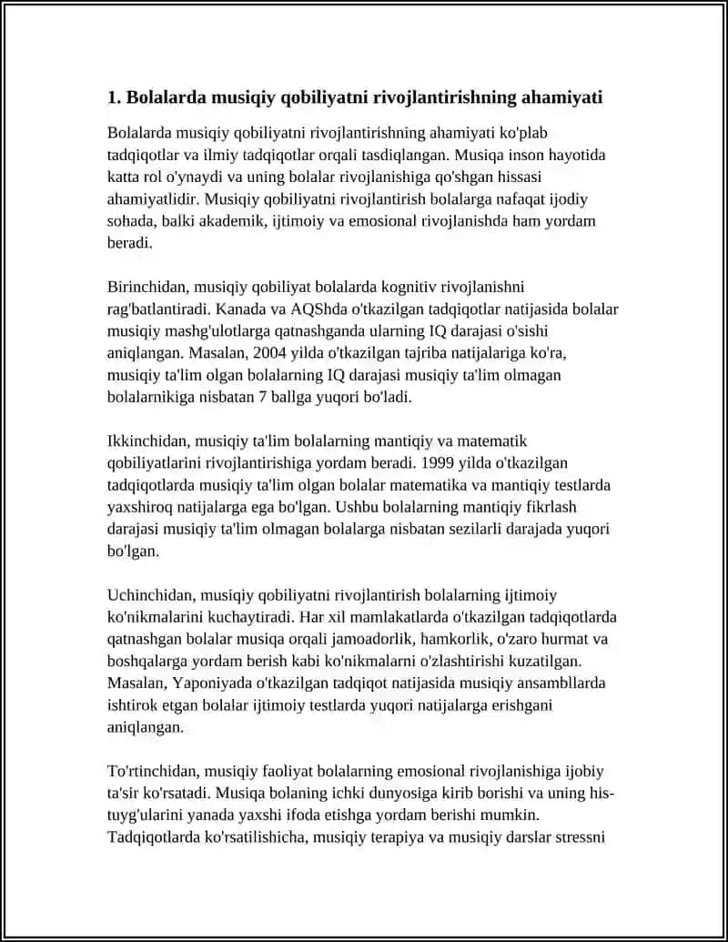 BOLALARNI MUSIQAVIY QOBILIYATINI RIVOJLANTIRISH 3