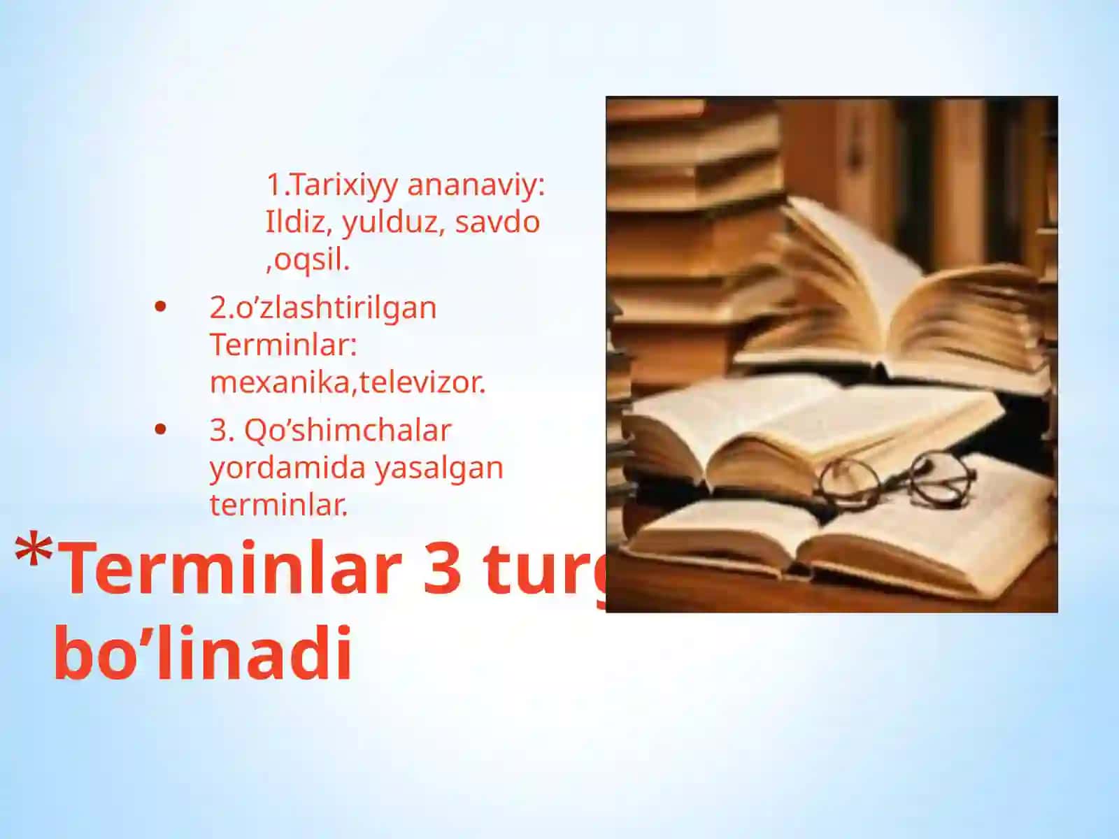 Terminlarning turlari 3
