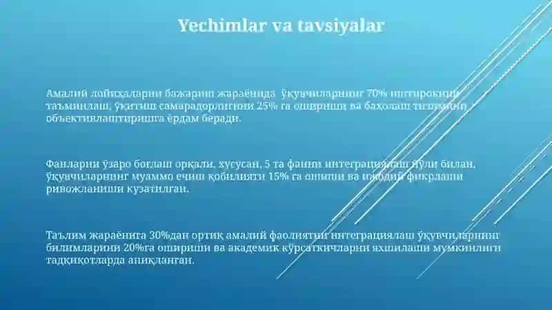 Akademik faoliyat integratsiyasi: nazariya va amaliyot uyg'unligi 3