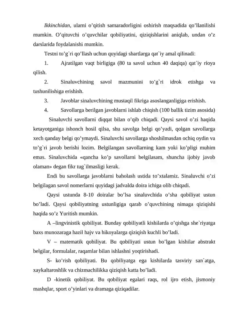 Qobiliyat psixodiagnostikasi 3