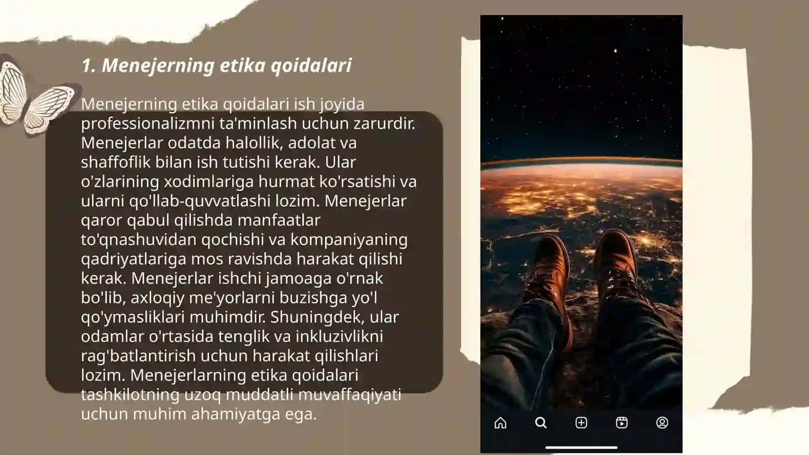 Menejerning etika qoidalari 3