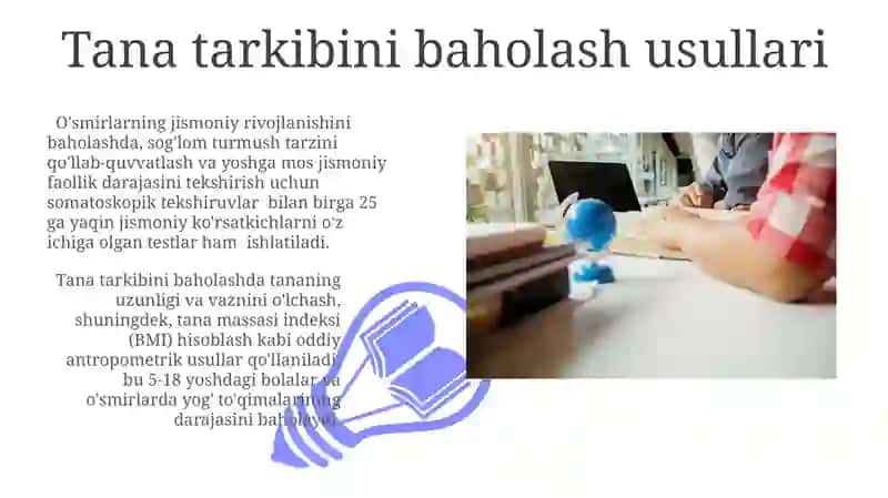 Bolalar va ósmirlarning jismoniy rivojlanishini baholash 3